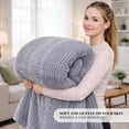 thumbnail image 2 of Sacred Thread Sherpa Fleece Blanket, Soft and Cozy Queen Blanket, Plush Blanket for Sofas & Beds, 2 of 7