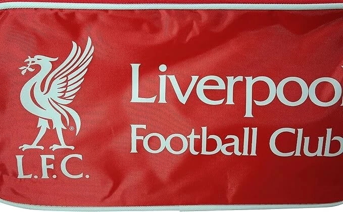 Icon Sports Liverpool Shoe Bag, Red/White, 13.5 In, 100% Polyester