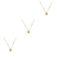 thumbnail image 4 of Guardoinrt Pendant Necklace Collar Choker Rhinestone Jewelry Personalized Present Type 1 Gold 3Set, 4 of 6