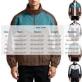 thumbnail image 3 of Abomasnow Men's Big and Tall Jackets Zip Up Long Sleeve Stand Collar Color Block Track Jackets Casual Lightweight Windbreaker Jackets with Pockets for Travel Hiking Fishing, 3 of 9