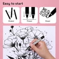 thumbnail image 7 of ARTISTRO 5 Black Paint Pen for Rock, Glass, Ceramic, Wood, Tire, Fabric, Metal, Canvas, Marking, Painting - Set of 5 Acrylic Paint Markers Water-based, 7 of 7