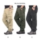 thumbnail image 2 of Sonducket Pantalón cargo cómodo y cálido de poliéster para hombre, pantalón cálido de invierno para actividades al aire libre Prendas para la parte inferior del cuerpo Verde m, 2 of 6