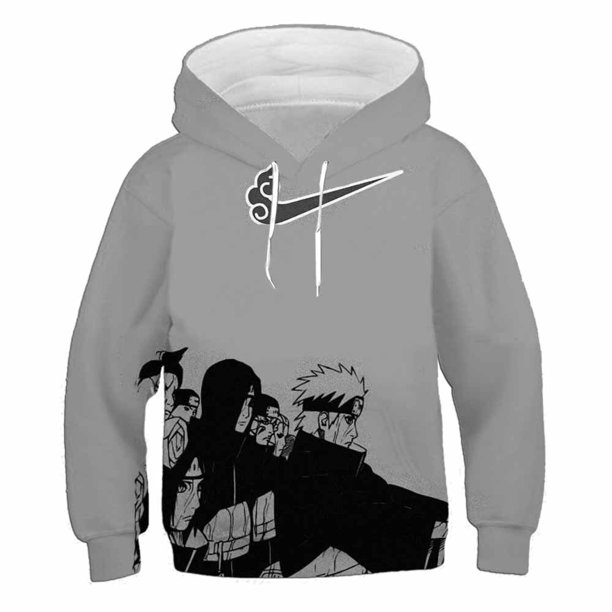 Anime japonés Naruto disfraz de juego de rol niño Sudadera con capucha sombrero disfraz para niños Top Harajuku Street Wear160 Gao Jinjia LED