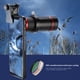 thumbnail image 5 of Teleobjetivo para teléfono móvil HD, telescopio monocular óptico universal de 18 aumentos, binoculares, lupa, telescopio, catalejo/trípode, telescopio con zoom., 5 of 9