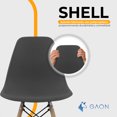 thumbnail image 2 of Sillas para Comedor Estilo Eames Shell Modernas Minimalistas Ergonomicas Ideal para Comedor Restaurantes y Cocinas Set de 4, 2 of 5
