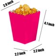 thumbnail image 2 of Hot Pink Mini Popcorn Boxes, Pack of 36, 2 of 3