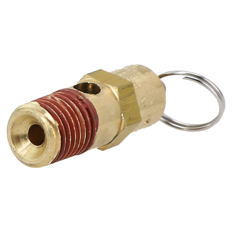 New 1/4" NPT 165 PSI 64 SCFM Air Compressor Relief Pressure Safety Valve, Tank Pop Off