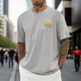 thumbnail image 3 of Graphic T Shirts for Men Fashion Loose Fit Crew Going Out Pullover Tees Casual Shirt Summer Classic Basic Lightweight Fashion Tees, 3 of 5