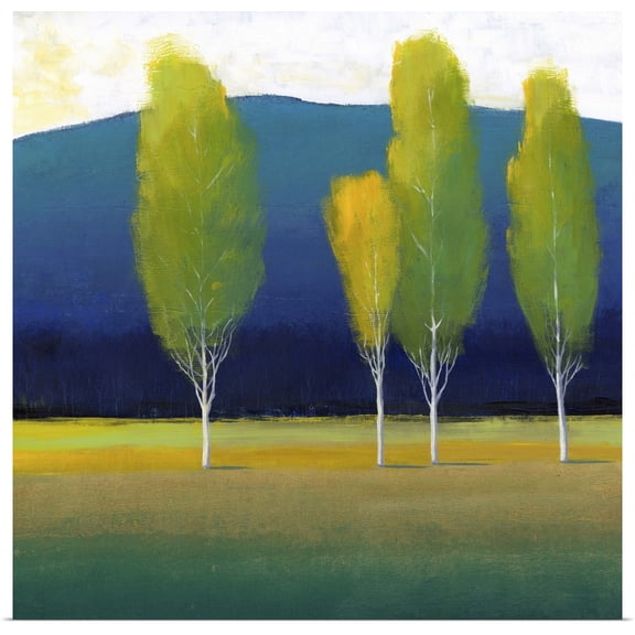 Great BIG Canvas | Rolled Tim O'Toole Poster Print entitled Glowing Trees I