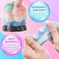 thumbnail image 4 of Set Fidget Toys MozKiz, 28 paquetes, bolas antiestrés con forma de pata de gato, blandas, 4 of 7