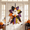 A6 E, variant on Autumn Front Door Decor DIY Kit, Quilted Patchwork Fabric Wreath, Rustic Farmhouse Door Bow Decoration for Fall Thanksgiving Decorations