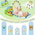 thumbnail image 3 of Babyeap 3-in-1 Baby Play Gym with Kick Piano, Tummy Time Mat & Musical Toys, 3 of 9