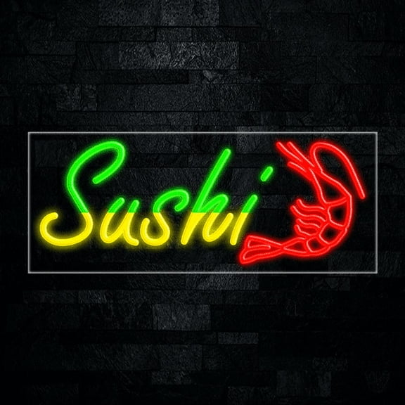 Sushi-LED Neon Sign 30"L x 12"H #30908