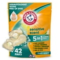 thumbnail image 1 of Detergente para ropa Arm & Hammer Sensitive Fresh Scent, 42 paquetes, 1 of 9