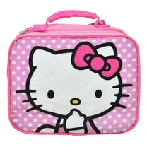 Hello Kitty Polka Dot Pink Lunch Bag Insulated