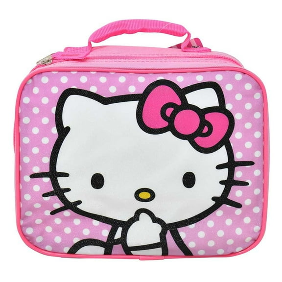 Hello Kitty Polka Dot Pink Lunch Bag Insulated