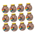 thumbnail image 4 of 12 Piezas De Medallas De Baloncesto Para Premios De Aleación De Zinc, Premios Para Eventos Deportivos, Bronce, 4 of 8