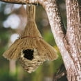 thumbnail image 4 of Casa de pájaros colgantes, accesorios para mascotas refugio casa de colibrí jaula de pájaros cabaña de pájaros nido de pájaro para exterior, patio, Macarena Casa de los pájaros, 4 of 7