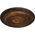 thumbnail image 3 of Ekena Millwork 18"OD x 1 1/2"P Niobe Ceiling Medallion (Fits Canopies up to 8 5/8"), Hand-Painted Rust, 3 of 5