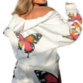 thumbnail image 3 of Women Tracksuit Set Zipper Up Hoodies + Jogger Pants 2Pcs Outfit Sets, 3 of 6