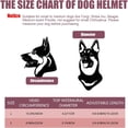 thumbnail image 2 of HQREA Puppy Motorcycle Helmet Sunglasses with Ear Holes and Adjustable Nylon Strap Dog Hard Hat for Outdoor, 2 of 6