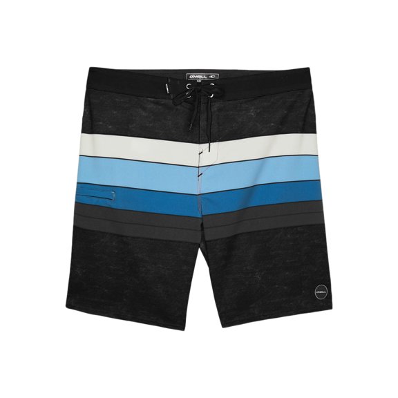 O'Neill Mens Hyperfreak Heist Line boardshorts Black 36