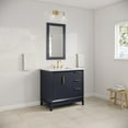 thumbnail image 6 of Water Creation Elizabeth 36" Wood Single Bathroom Vanity in Monarch Blue/Gold, 6 of 6