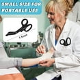 thumbnail image 5 of Trauma Shears - Bandage Scissors for Nurses, 7.5" Fluoride Coated Non-stick Blades Stainless Steel Nursing scissors for Doctor, Nurses, Nursing Students,Black, 5 of 6