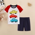 thumbnail image 2 of Toddlers Kids Girls Boys Short Set 2 Piece Active Clothing Set Short Sleeve Tee and Pull on Short 6-24 Months 2T 3T 4T 5T 6T 7T 12-18 Months, 2 of 6