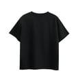thumbnail image 6 of XUELUO Kids Boys Shirts & Tops Summer City Letter Print Crew Neck Short Sleeve Loose Tee Shirts Outwear,Black,8-9 Years, 6 of 7