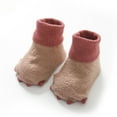 thumbnail image 2 of Hpapadks Baby Boy Socks Cotton Autumn Winter New Half Velvet Soft Skin Small Paws Floor Socks A 0-6 Months, 2 of 5