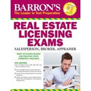 Pre-Owned Barron's Real Estate Licensing Exams (Paperback 9781438002194) by Jack P Friedman, J Bruce Lindeman