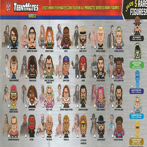 wwe teenymates series 2