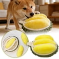 thumbnail image 2 of Durian Shaped Squeaky Cat Toy Crinkle Paper Sound Durable Material Interactive Play for All Cat Sizes Pet Entertainment Gift, 2 of 8