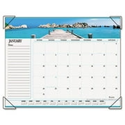 At-A-Glance 89803 Panoramic Seascape Monthly Desk Pad Calendar 22 x 17