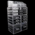 thumbnail image 3 of Estuche organizador, caja de maquillaje de uñas de escritorio de acrílico transparente, estuche de almacenamiento para decoración de uñas, instalación sin esfuerzo, 3 of 9
