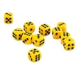 thumbnail image 2 of 50 dados opacos de seis caras con puntos, juego de 50 dados D6 para juegos de rol D&amp;D, 12 mm, 7 colores, 2 of 7