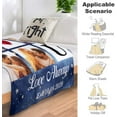 thumbnail image 5 of Custom Photo Blankets Using My Own Photos Personalized Throw Blanket with Pictures Text Customized Blanket for Adults Mom Dad Family Dog Kids Friends Lover Personalized Memorial Gift 60"x80", 5 of 6