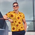 thumbnail image 4 of Fotbe Vintage Leopard Print Sunflower Camiseta Polo de Golf para Hombre con Estampado – Camisa Deportiva Transpirable con Cuello Abotonado-Large, 4 of 6