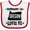 White/Red, variant on Inktastic Someone in Oregon Loves Me Gift Boys or Girls Baby Bib