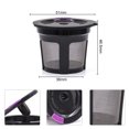 thumbnail image 3 of Mistaha Capsules de Café Tasse Rechargeable Filtres à Café Réutilisables Capsules Dosettes Conception Intégrée Passoire en Maille en Acier Inoxydable de Remplacement pour Keurig 2.0 et 1.0 avec Brosse et Cuillère Lot de 8, 3 of 8