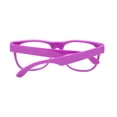 thumbnail image 2 of Retro Sunglasses - Purple Frame / Clear Lens, 2 of 6