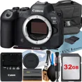 thumbnail image 1 of Canon EOS R6 Mark II Mirrorless Camera (Body) with 4K Video + 32GB Memory Card + Case + ZeeTech Accessory Bundle, 1 of 8