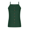 thumbnail image 6 of Sevevn Women's Fashion Solid V-Neck Camisole - Short Sleeves Casual Tank Top Army Green M Summer Gift, 6 of 6
