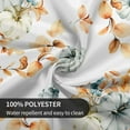 thumbnail image 4 of Fall Tablecloth Round 70 Inch Orange Maple Pumpkins Table Cloth,Stain Resistance Polyester Thanksgiving Day Harvest Table Covers for Kitchen Dining,Small Tablecloth for Party Picnic, 4 of 6