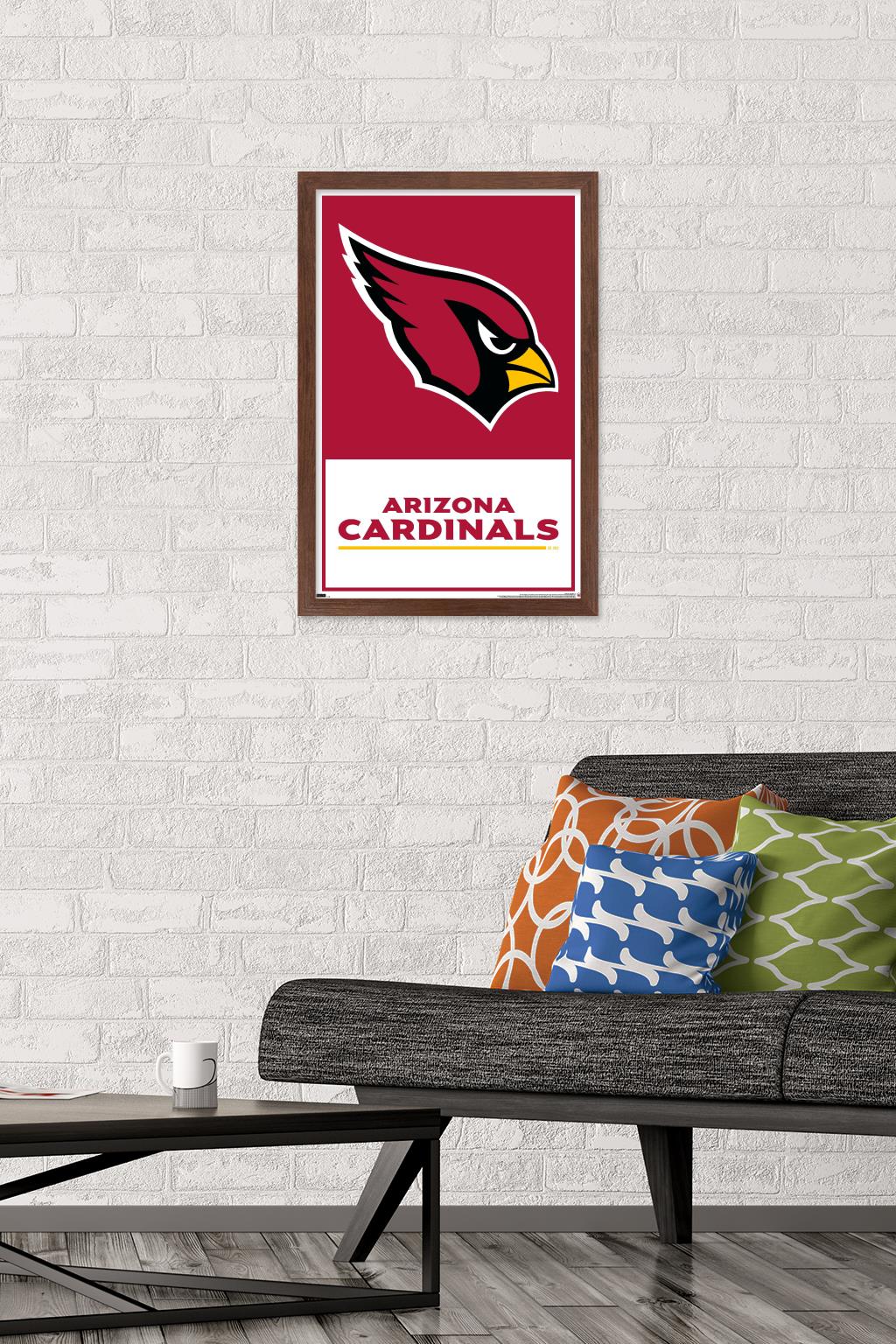 NFL Arizona Cardinals - Logo 21 Wall Poster, 14.725" x 22.375", Framed