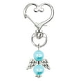 thumbnail image 1 of Llaveros para mujer, llavero de billetera, llavero de auto, lindo llavero de ángel, llavero blanco/azul, llavero colgante para baby shower, regalos, llavero., 1 of 3