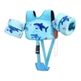 thumbnail image 4 of Chaleco de natación para niños,Chaleco de natación Asekurative Chaleco de wakeboard para natación,Chaleco salvavidas de flotación para natación,chaleco salvavidas Tiburón azul claro L, 4 of 8