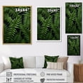 thumbnail image 4 of Designart "Delicate Intricacy Ferns Plant wall art" Floral & Botanical Canvas Print, 4 of 5