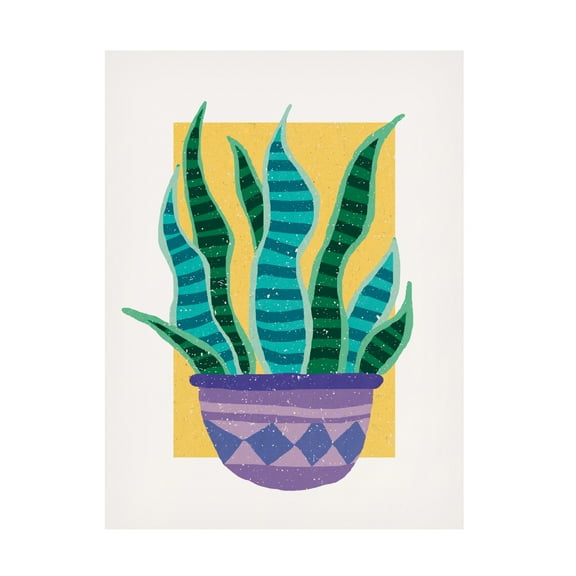 Trademark Fine Art Aylin Demir Plant in the Sun Canvas Wall Art